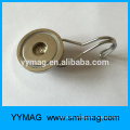 China goods wholesale 50lb Swivel Magnet Hook